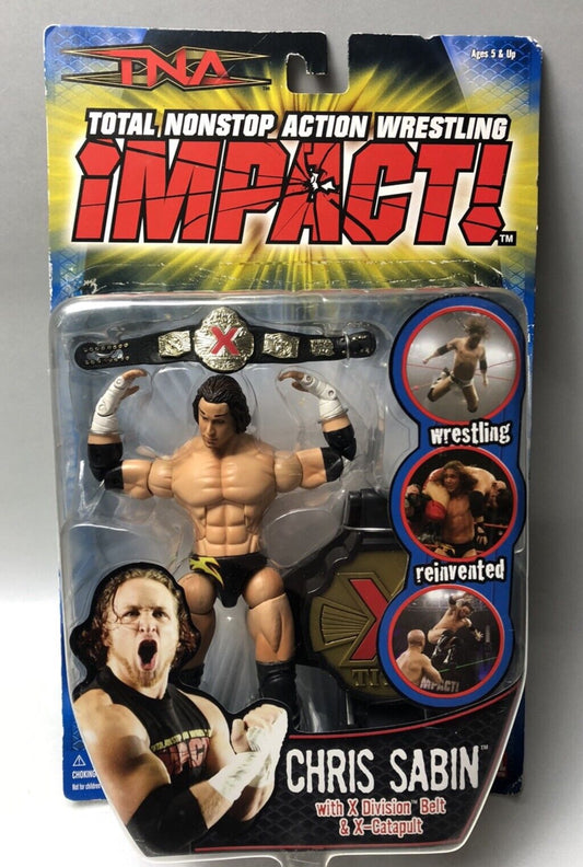 2006 Total Nonstop Action [TNA] Wrestling Impact! Marvel Toys Best of Series 2 Chris Sabin