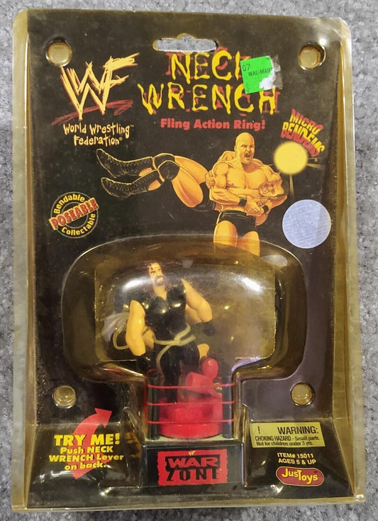 1999 WWF Just Toys Micro Bend-Ems Neck Wrench Fling Action Ring Undertaker & The Interrogator