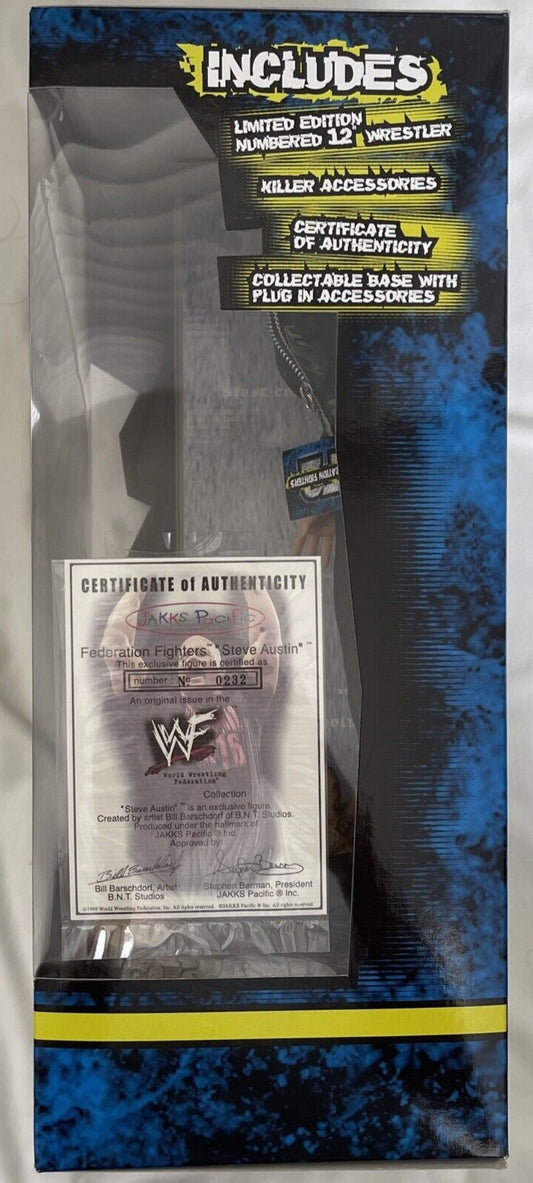 1999 WWF Jakks Pacific 12" Federation Fighters Limited Edition Series 1 Stone Cold Steve Austin