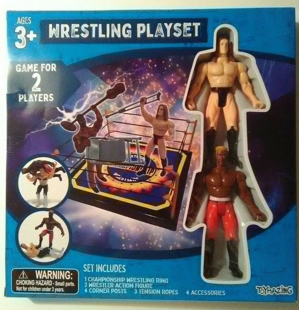 Toymazing Bootleg/Knockoff Wrestling Playset [Style A]