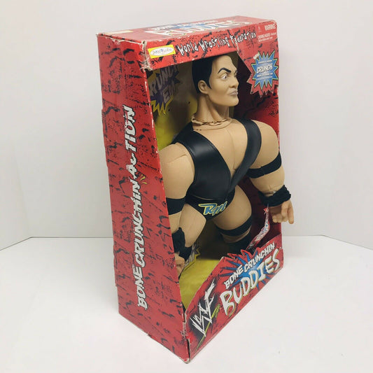 1999 WWF Jakks Pacific Bone Crunchin' Buddies Series 2 Rocky Maivia