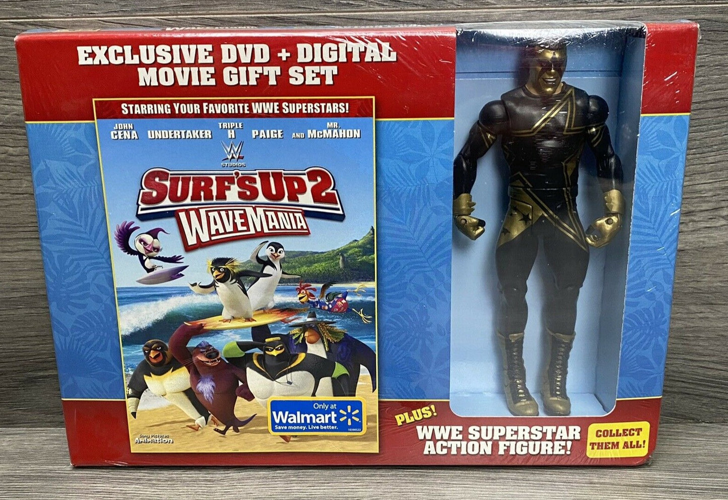 2016 WWE Mattel Surf's Up 2: Wavemania Walmart Exclusive DVD Gift Set Stardust