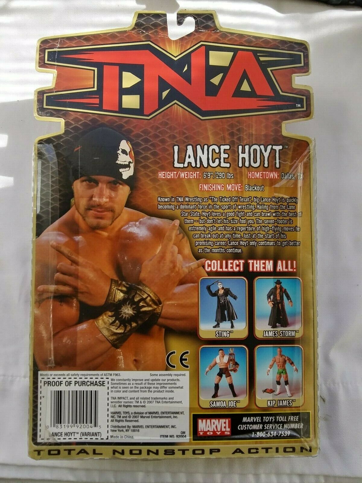 2006 Total Nonstop Action [TNA] Marvel Toys Series 5 Lance Hoyt [With –  Wrestling Figure Database