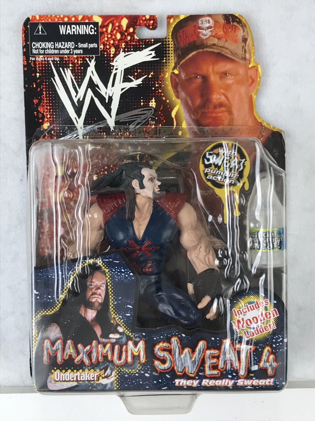 1999 WWF Jakks Pacific Maximum Sweat Series 4 Undertaker