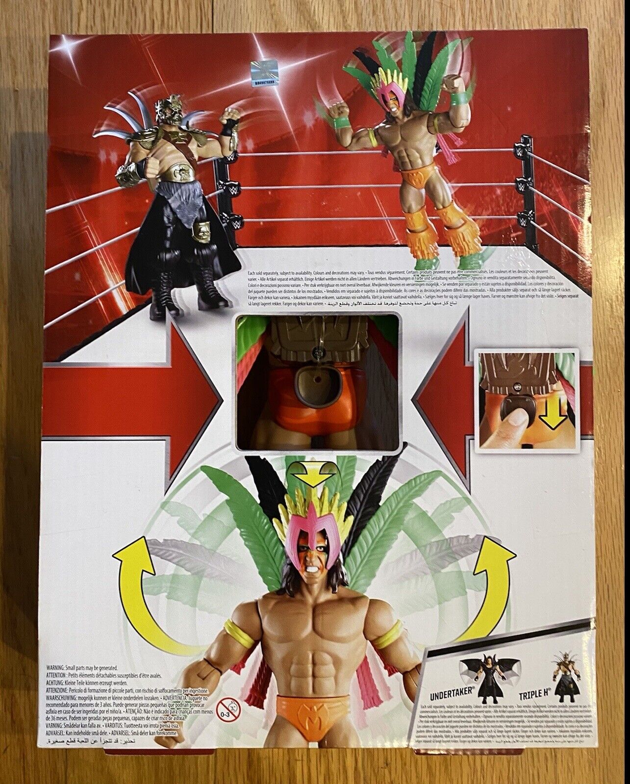 2015 WWE Mattel 12" European Exclusive Transforming Ultimate Warrior