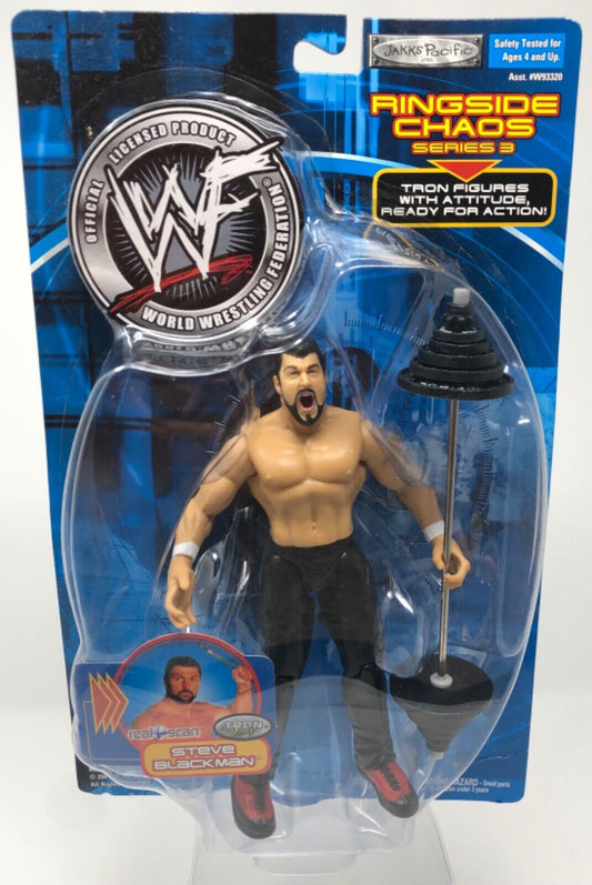 2001 WWF Jakks Pacific Titantron Live Ringside Chaos Series 3 Steve Blackman