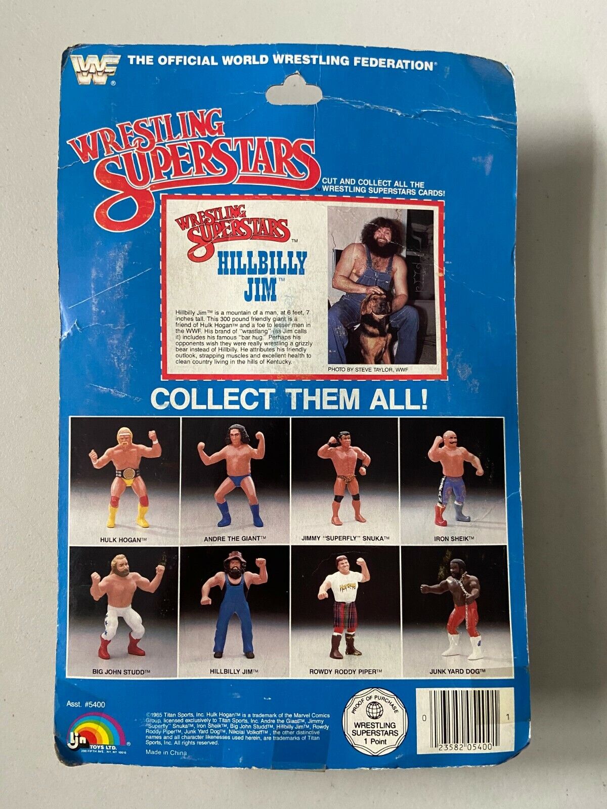 1984 レスリング Hillbilly Jim WWF 1984 レスリング Hillbilly Jim WWF