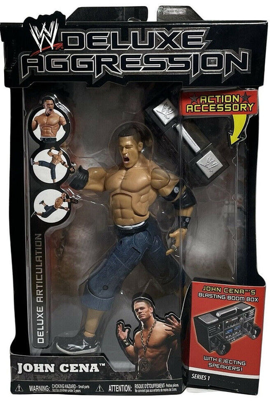 2005 WWE Jakks Pacific Deluxe Aggression Series 1 John Cena