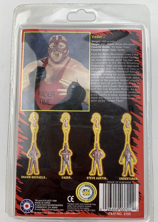 1998 WWF Placo Toys Vader Die Cast Metal Key Chain