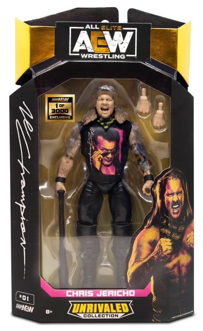 2021 AEW Jazwares Unrivaled Collection Shop AEW Exclusive #01 Chris Je ...