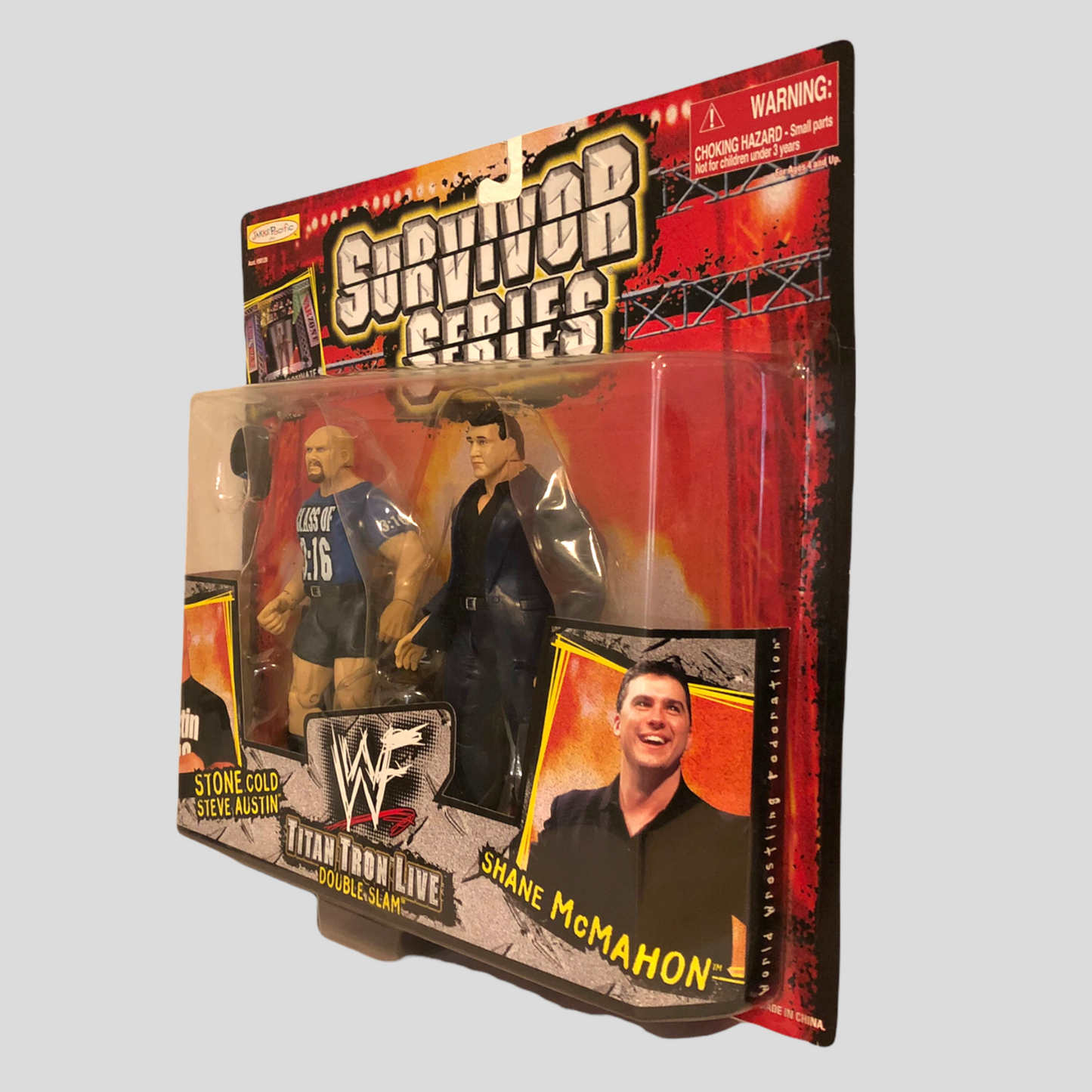 2000 WWF Jakks Pacific Titantron Live Double Slam Series 1: Stone Cold Steve Austin & Shane McMahon