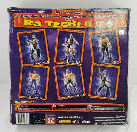 2001 WWE Jakks Pacific R-3 Tech Demolition Dock Playset