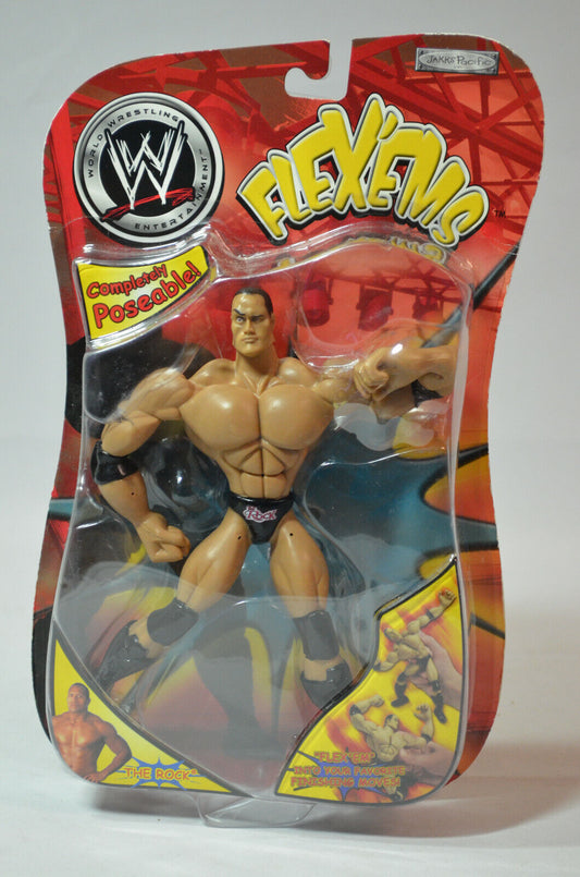 2002 WWE Jakks Pacific Flex 'Ems Series 1 The Rock