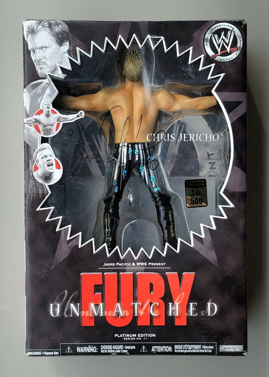 2008 WWE Jakks Pacific Unmatched Fury 1 of 500 Limited Edition Chris Jericho