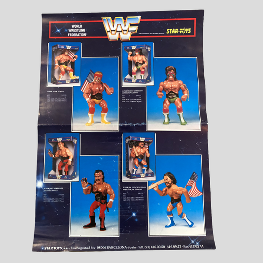 1991 WWF Star Toys 14" Articulated Series 1 Ultimate Warrior