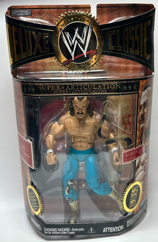 2007 WWE Jakks Pacific Deluxe Classic Superstars Series 3 Jake "The Snake" Roberts