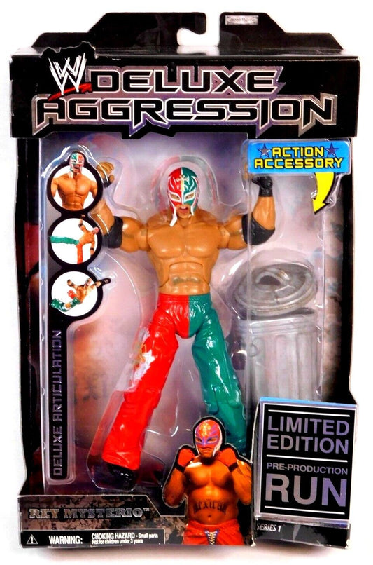 2005 WWE Jakks Pacific Deluxe Aggression Series 1 Rey Mysterio [Pre-Production Run]