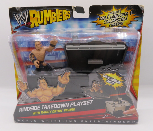 2011 WWE Mattel Rumblers Series 1 Ringside Takedown Playset [With Randy Orton]
