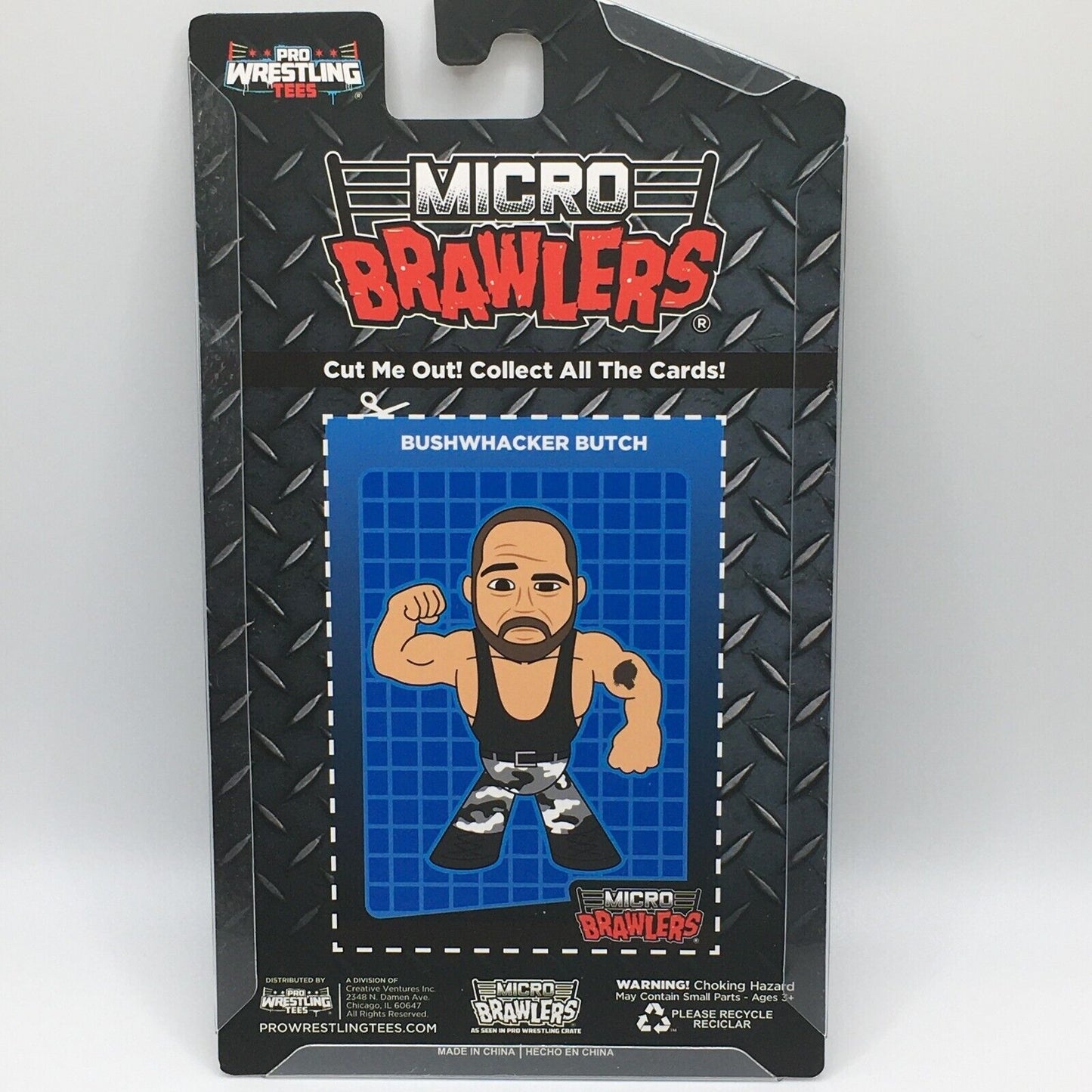 2022 Pro Wrestling Tees Micro Brawlers Limited Edition The Bushwhackers: Luke & Butch