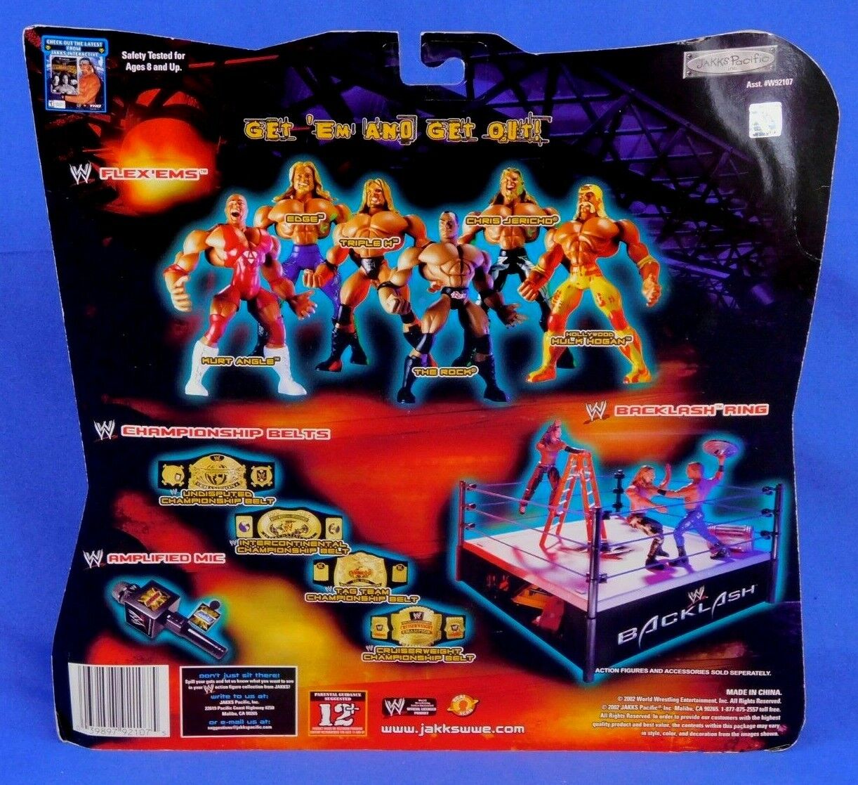 2003 WWE Jakks Pacific Titantron Live Ringside Rivals Series 7