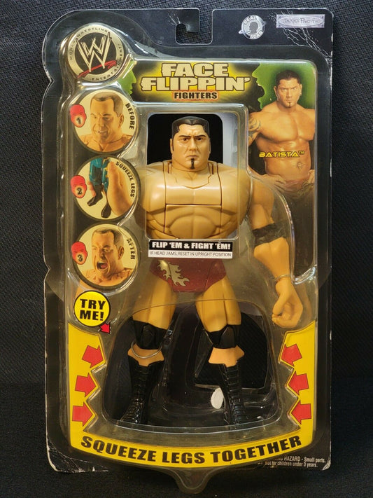 2005 WWE Jakks Pacific Face Flippin' Fighters Series 1 Batista