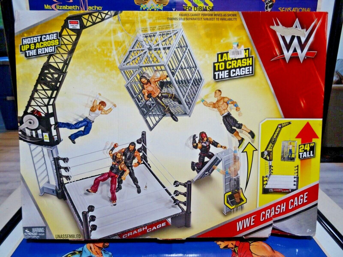 2015 WWE Mattel Basic WWE Crash Cage