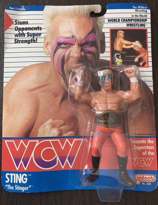 1990 WCW Galoob Series 1 Sting [With Orange Tights]