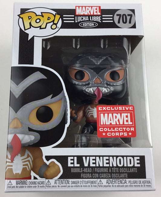 2021 Marvel Collector Corps Exclusive Lucha Libre Edition Funko POP! 707 El Venenoide