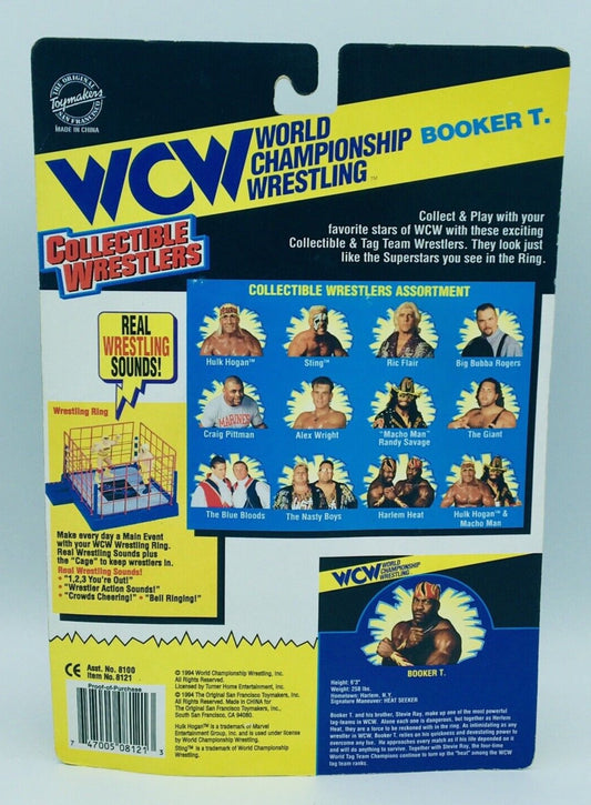 1996 WCW OSFTM Collectible Wrestlers [LJN Style] Series 3 Booker T [With Black Gear]