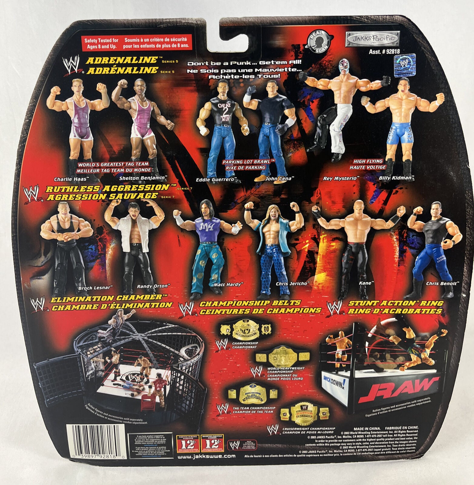 2004 WWE Jakks Pacific Adrenaline Series 5 World's Greatest Tag