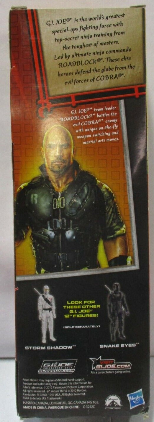 2012 Hasbro GI Joe Retaliation 12" Roadblock