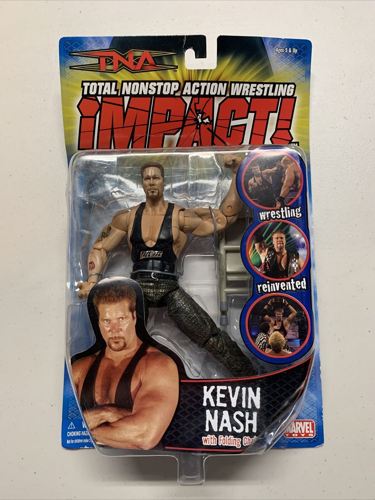 2006 Total Nonstop Action [TNA] Wrestling Impact! Marvel Toys Series 4 Kevin Nash