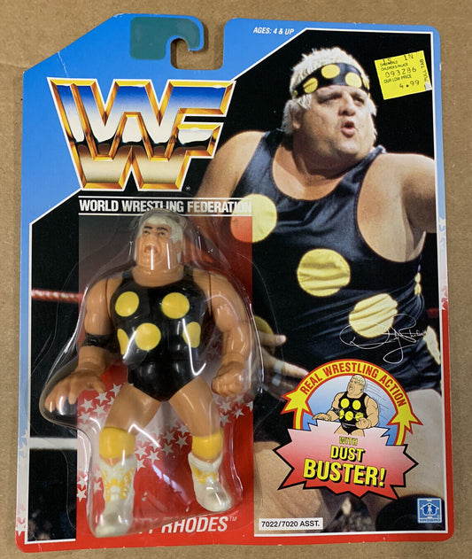 1991 WWF Hasbro Series 2 Dusty Rhodes with Dust Buster!