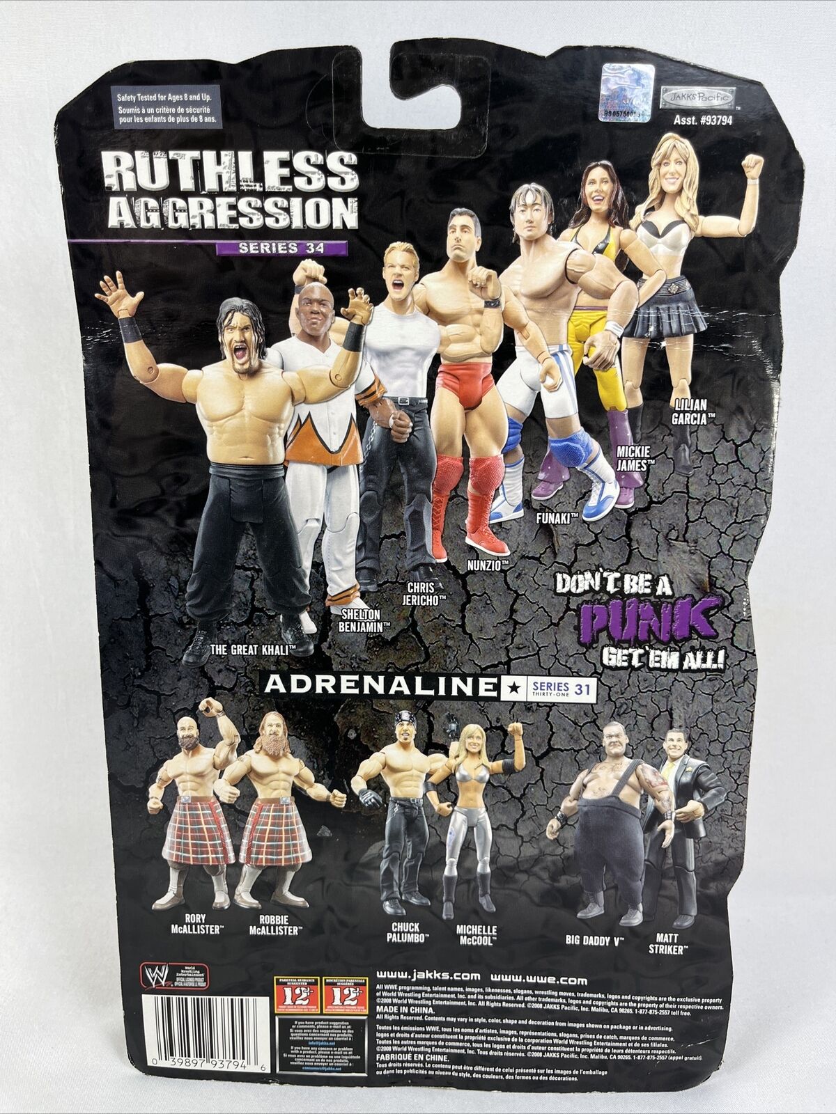 2008 WWE Jakks Pacific Ruthless Aggression Series 34 Lilian Garcia