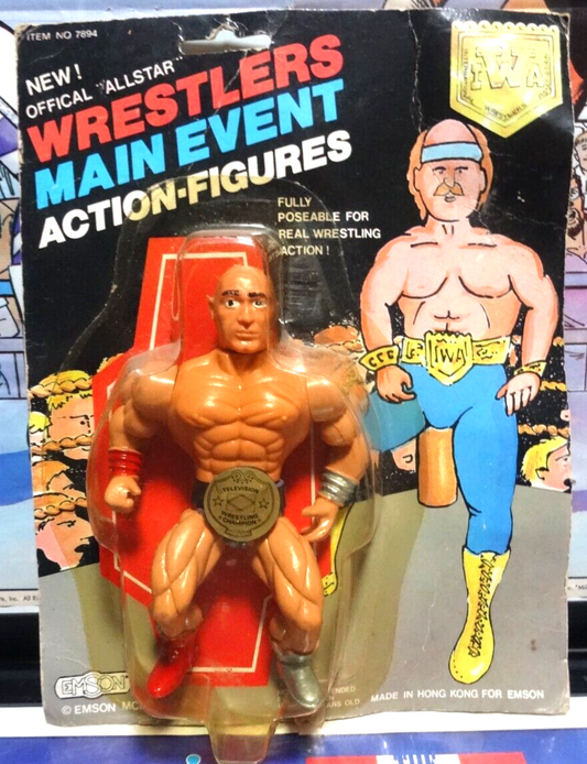 1985 Emson Bootleg/Knockoff IWA Wrestlers Main Event Action Figure
