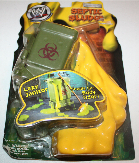 2002 WWE Jakks Pacific Septic Sludge Series 1 Lazy Janitor