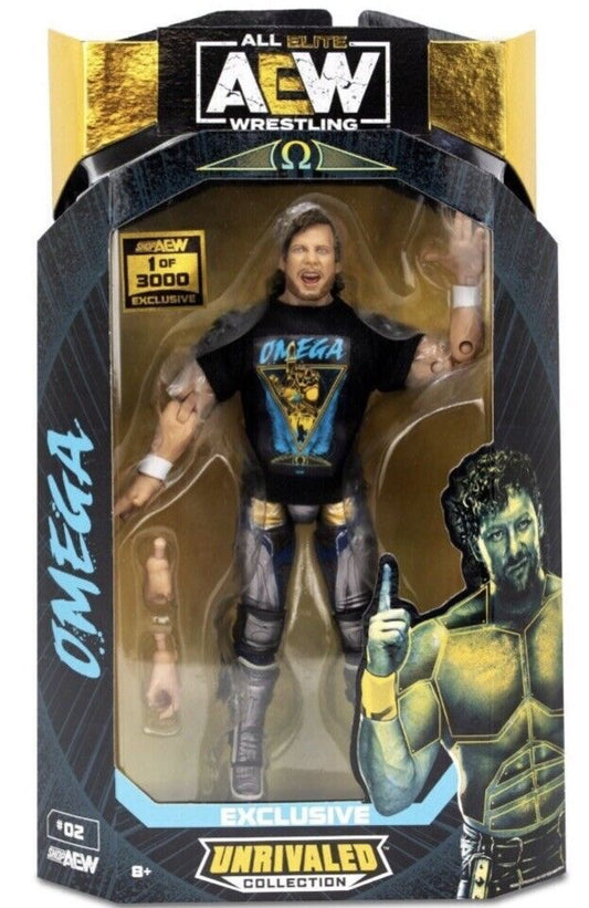 2022 AEW Jazwares Unrivaled Collection Shop AEW Exclusive #02 "Golden Wings" Kenny Omega