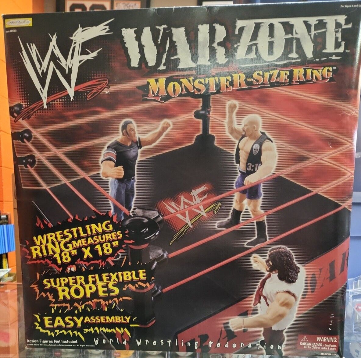 1999 WWF Jakks Pacific Titantron Live War Zone Monster-Size Ring