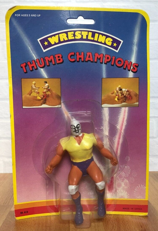 Wrestling Thumb Champions [Yellow Border] Bootleg/Knockoff Wrestler