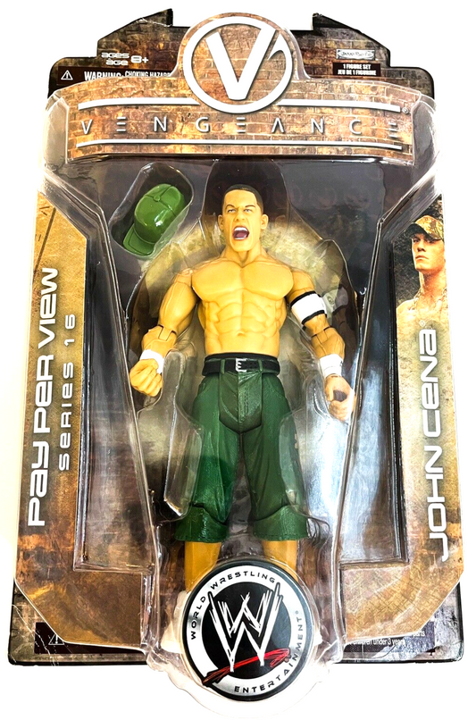 2007 WWE Jakks Pacific Ruthless Aggression Pay Per View Series 16 "Vengeance" John Cena