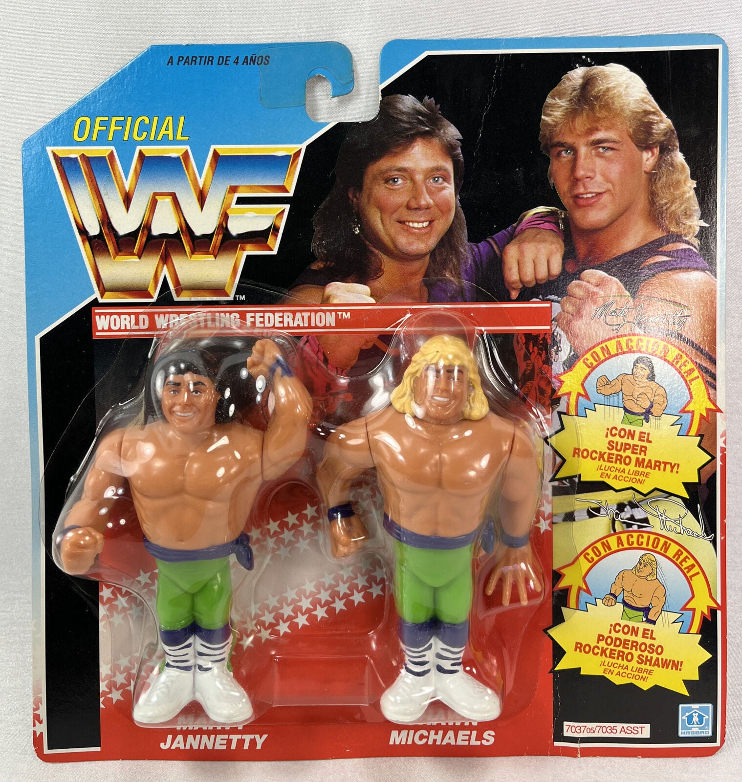 1991 WWF Hasbro Series 2 Rockers: Marty Jannetty with Rocker