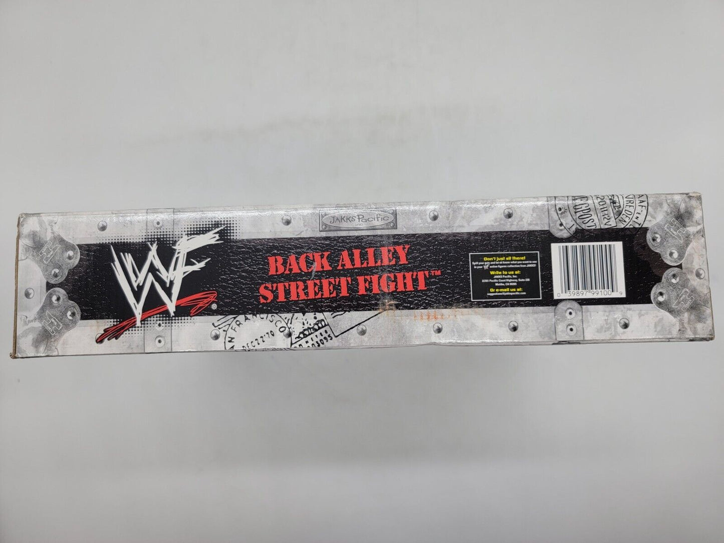 2000 WWF Jakks Pacific Titantron Live Back Alley Street Fight Prop Box