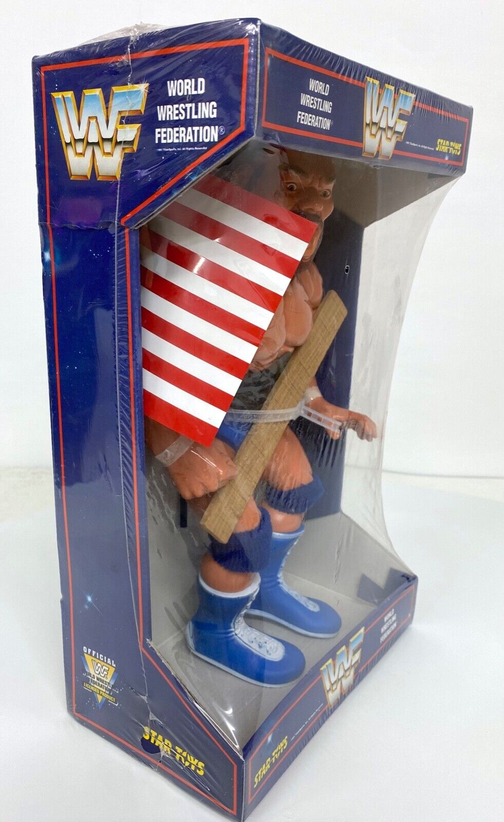 Figurine WWF Hasbro / Simba – Jim 'Hacksaw' Duggan, édition 1993, Allemagne, Sans Boîte