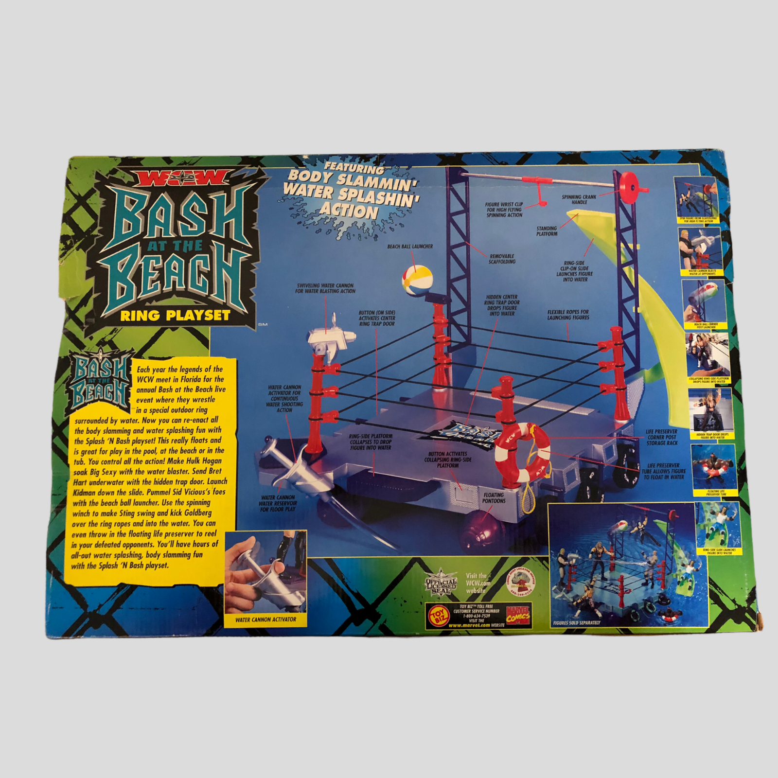 Wcw bash at deals the beach playset