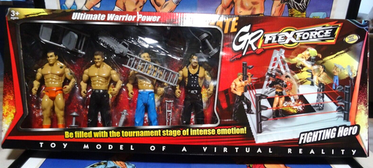 FlexForce Ultimate Warrior Power Bootleg/Knockoff 4-Pack: Randy Orton, Chris Jericho, John Cena & Undertaker