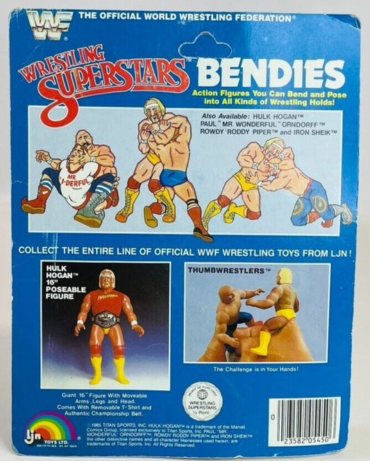 1986 WWF LJN Wrestling Superstars Bendies Series 1 Big John Studd