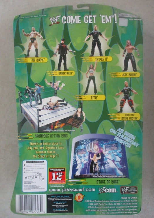 2002 WWF Jakks Pacific Titantron Live Signature Jams Series 3 Matt Hardy