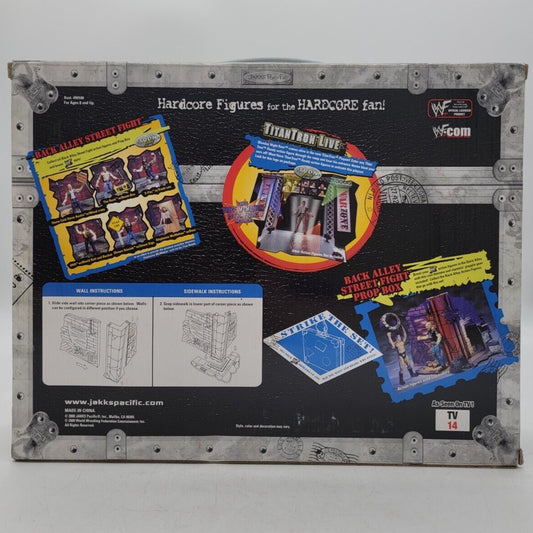 2000 WWF Jakks Pacific Titantron Live Back Alley Street Fight Prop Box