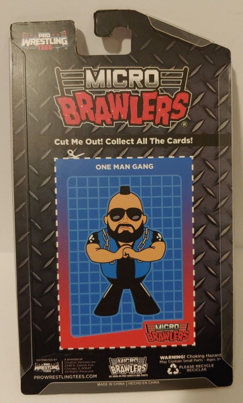 2022 Pro Wrestling Tees Crate Exclusive Micro Brawlers One Man Gang [June, Chase]