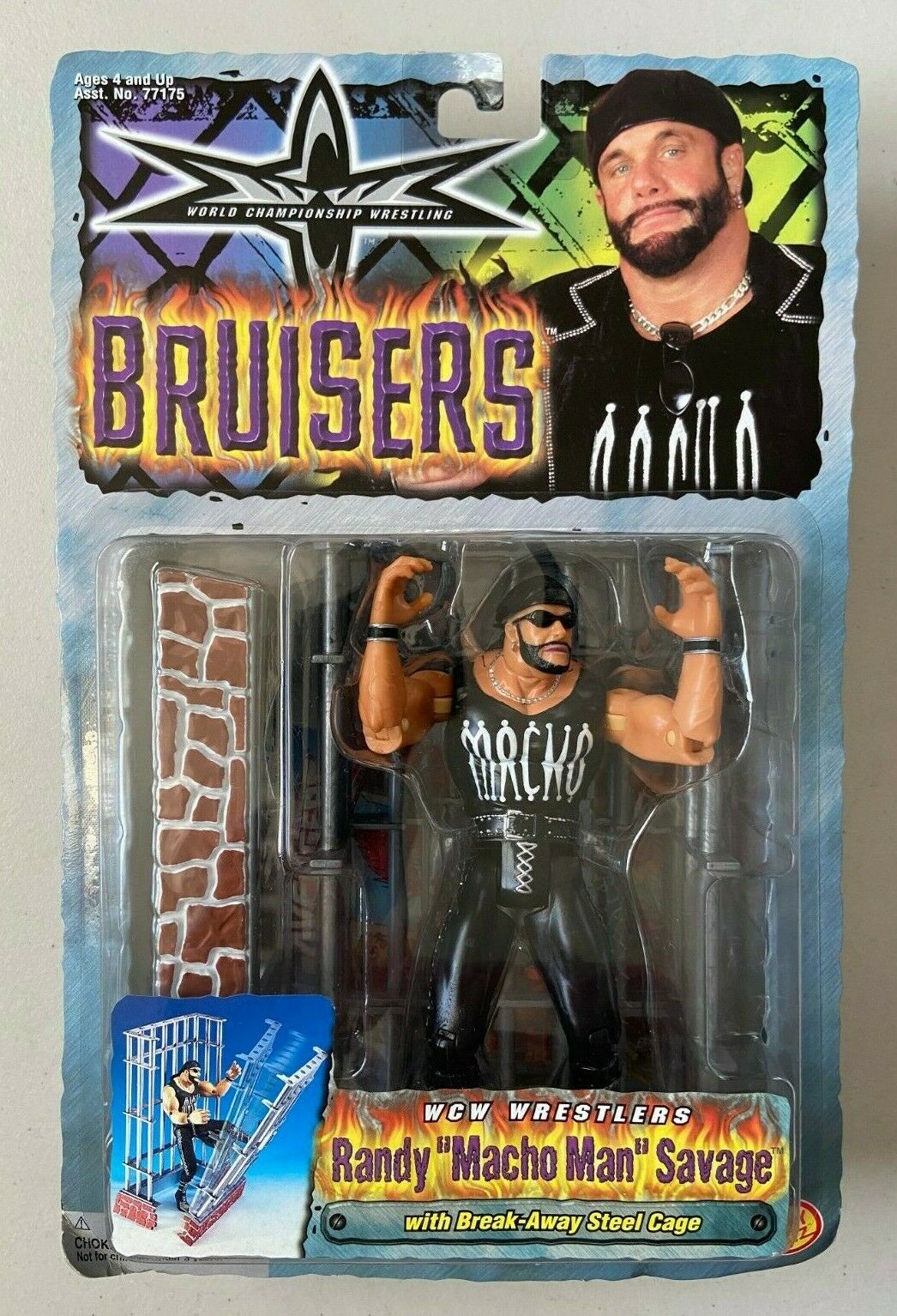 1999 WCW Toy Biz Bruisers Randy 